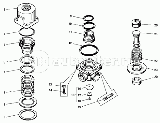 Клапан ограничения давления БелАЗ-7540А, БелАЗ-7540В