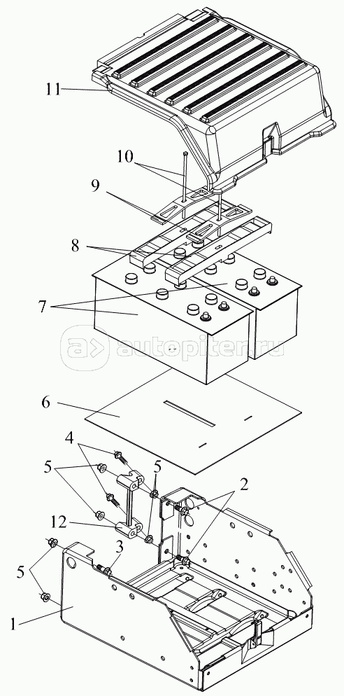 Модуль снабжения энергии пневтормоза и аккумулятора