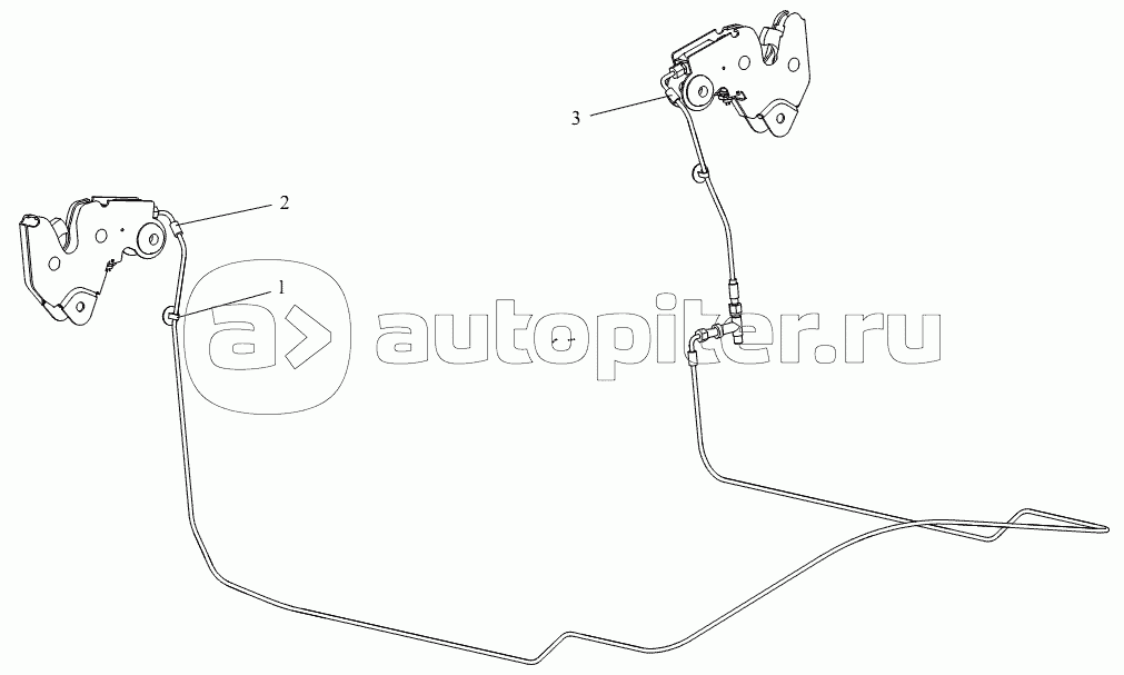 Устройство управления опрокидыванием кабины (II)