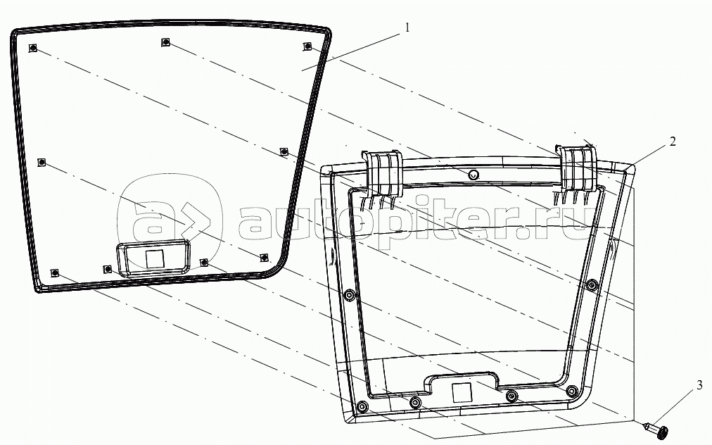 Блок высокого короба (III, высокая крышка)