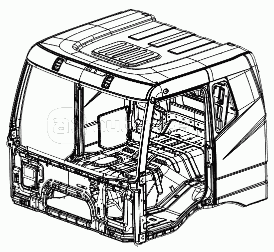 Сварочная кабина в сборе (плоская крышка)