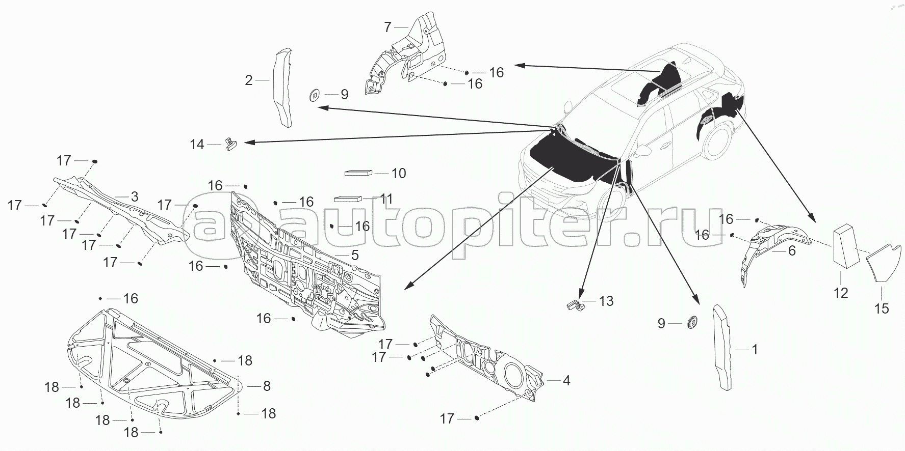 Звукоизоляция кузова и монтаж теплоизоляционной прокладки