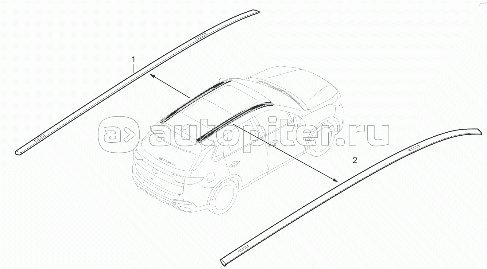 Сборка декоративной планки верхней крышки