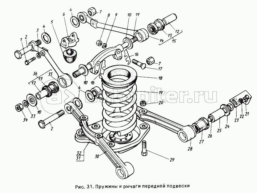 Рычаги подвески газель