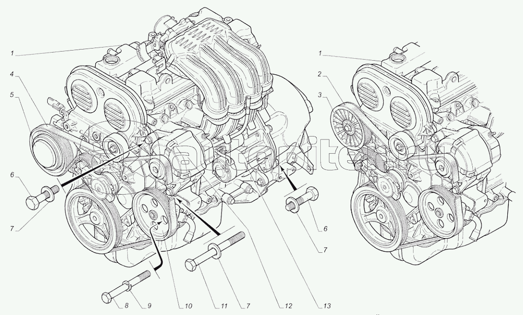 Запчасти газ 31105 крайслер. ГАЗ 31105 чертеж.