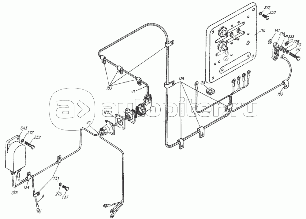 Установка электрооборудования подогревателя 6.50.023-2