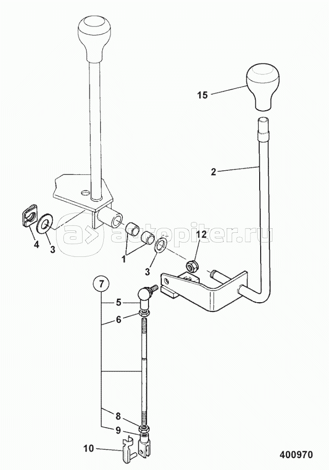 CONTROLS, LOADER AUXILIARY 3RD SPOOL OPTIONAL. GEAR PUMP
