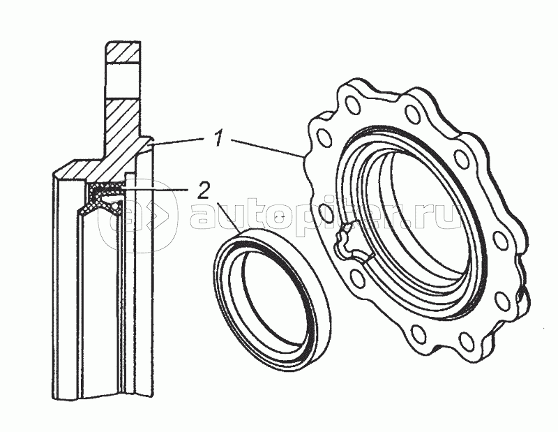 4310-2302050 Крышка стакана подшипников в сборе