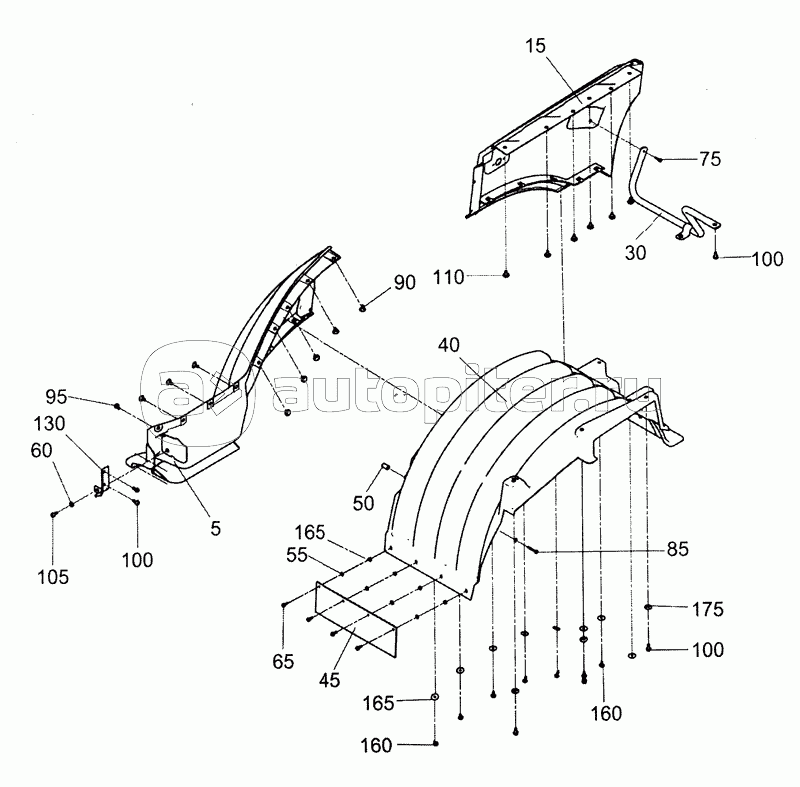 5490-8400006-10 Установка оперения кабины