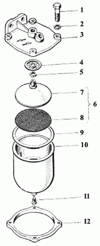 Фильтр грубой очистки топлива двигателя D10TSLL-160E2