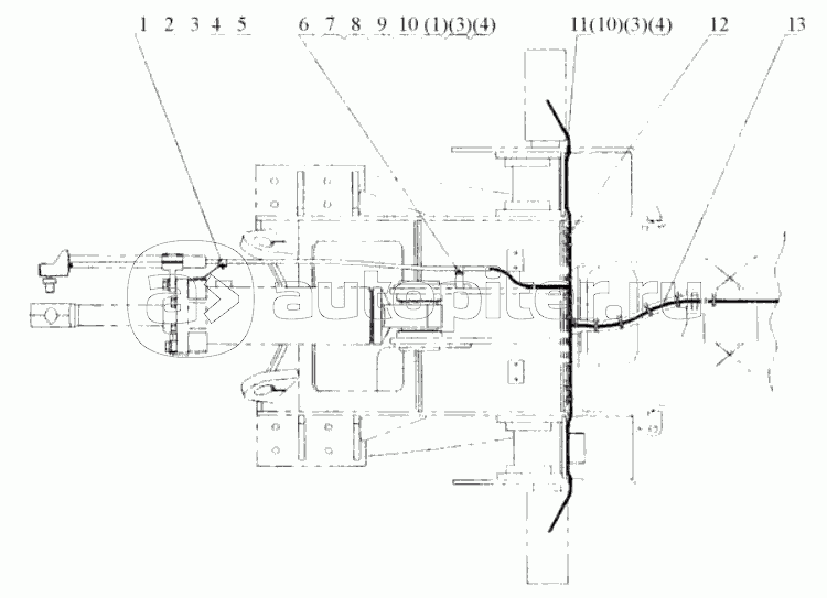22E0235 Электропроводка переднего освещения