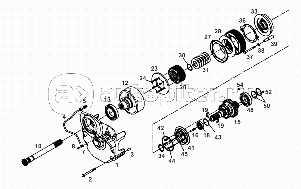 Independant Power Take Off Clutch - Power Take Off 1000 - 540 - FROM N 903/7001