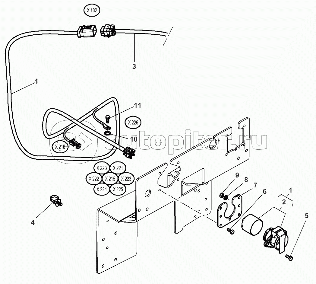 Trailor Electric Socket - For United States of America