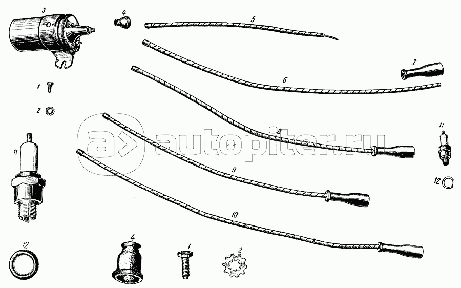 Катушка зажигания москвич 407