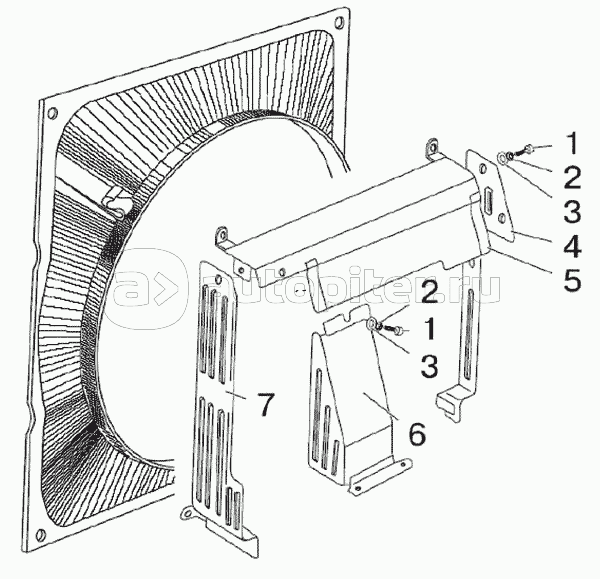 Ограждение вентилятора (БЕЛАРУС-821/821.2/921/921.2)
