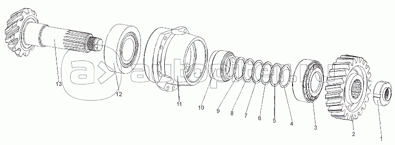 Шестерни ведущие 8006-2502021, 6527-2502021