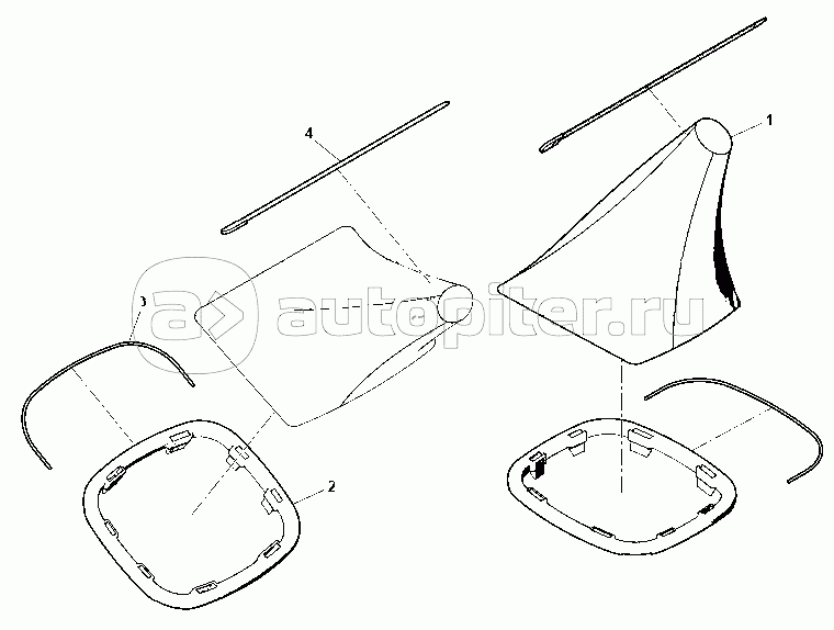 Накладки/облицовки, чехлы рычагов коробки передач и коробки раздаточной