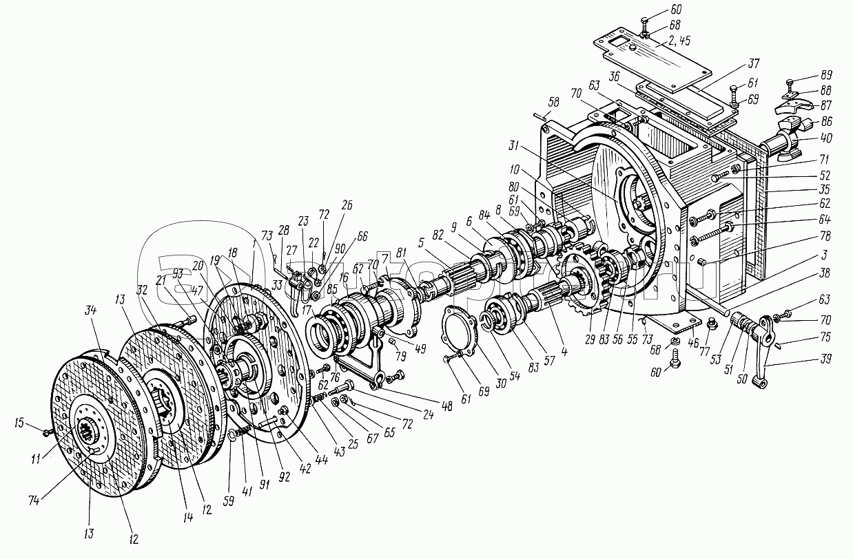 Корзина сцепления юмз 6 нового образца