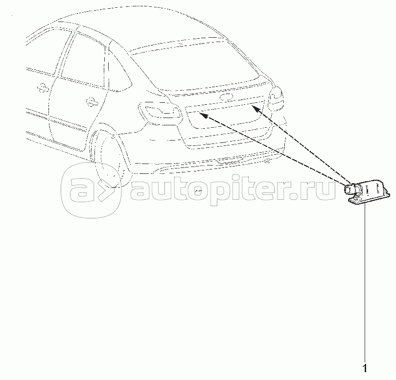 812110. ФОНАРЬ ОСВЕЩЕНИЯ НОМЕРНОГО ЗНАКА