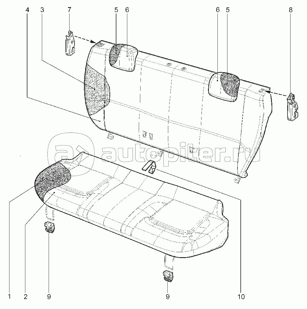 Спинка Заднего Сиденья Гранта Купить