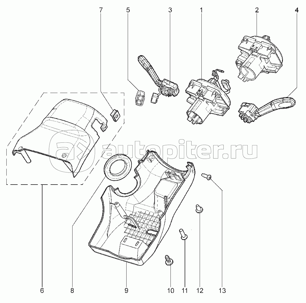 840010. МОДУЛИ ПОДРУЛЕВЫХ ПЕРЕКЛЮЧАТЕЛЕЙ