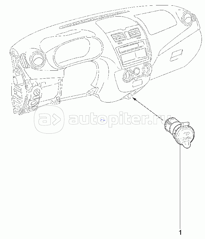 843010. ПАТРОН ДЛЯ ПОДКЛЮЧЕНИЯ ДОПОЛНИТЕЛЬНЫХ ПОТРЕБИТЕЛЕЙ