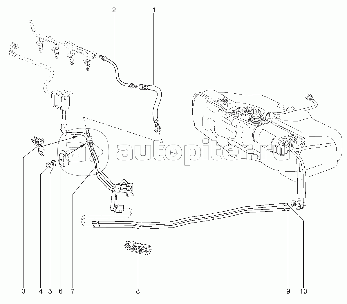 194110. ТРУБКИ ТОПЛИВНОЙ СИСТЕМЫ (16 КЛ.)
