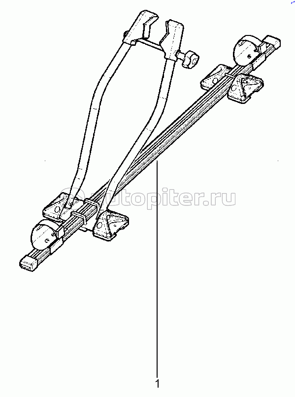 910611. Крепление для перевозки велосипеда
