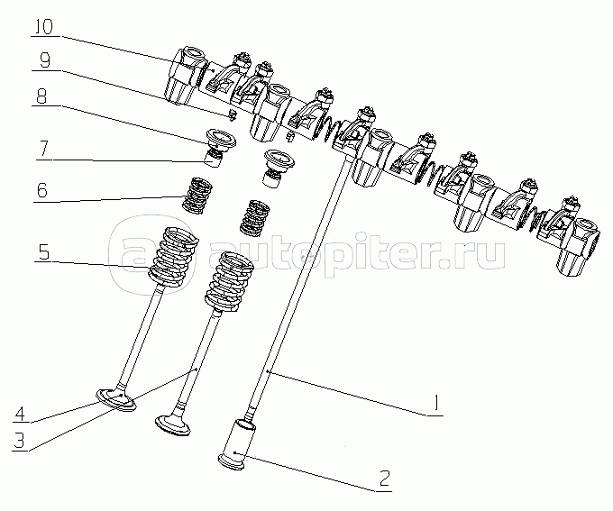 530-1007000 Система управления клапанами в сборе