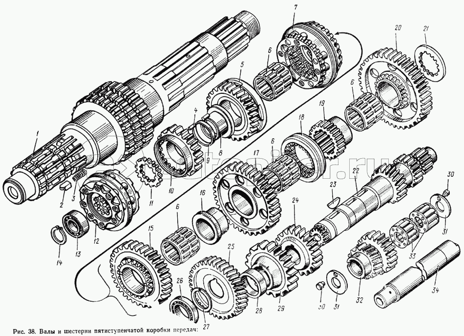 Схема кпп 141